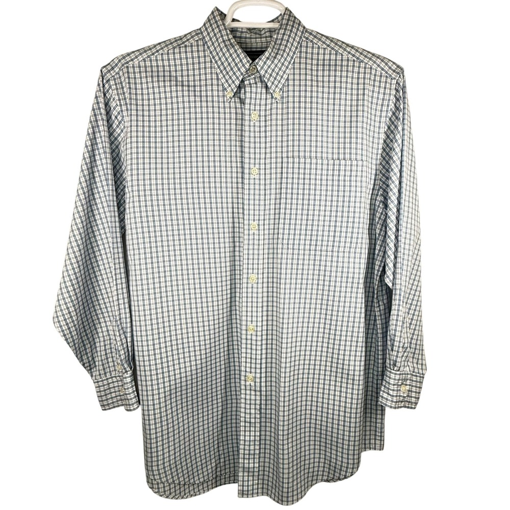 Vintage C.C. Filson Plaid Button Down Long Sleeve Shirt Classic Fit Mens Size M